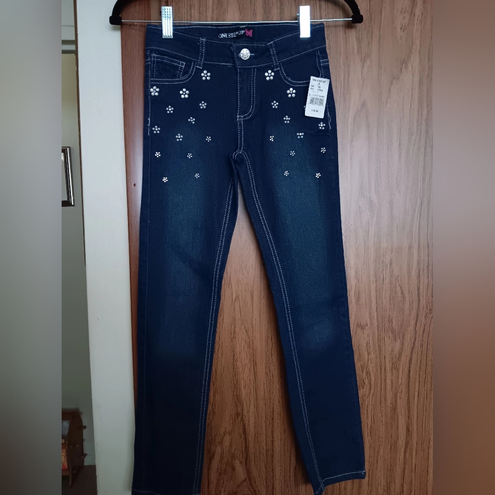 Girls blinged out jeans